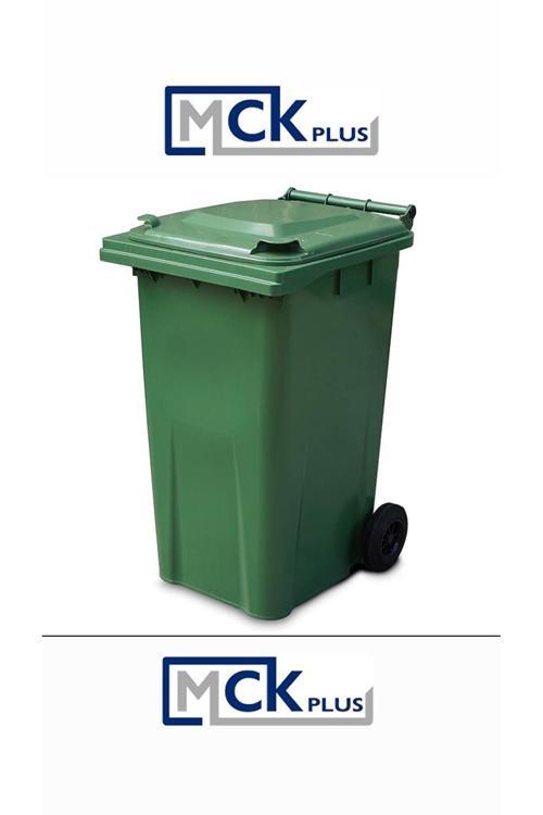 Yeşil Çöp Konteyneri Çöp Kovası 240 Litre Konteyner A Isıya Karşı Dayanıklı - Yeşil