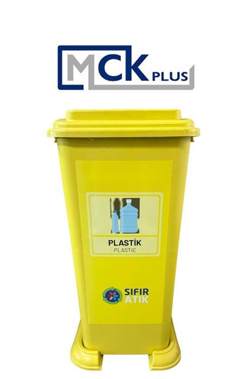 70 Litre Plastik Lüx Geri Dönüşüm Kutusu Geri Dönüşüm Kovası / Sıfır Atık Kutusu A Kalite