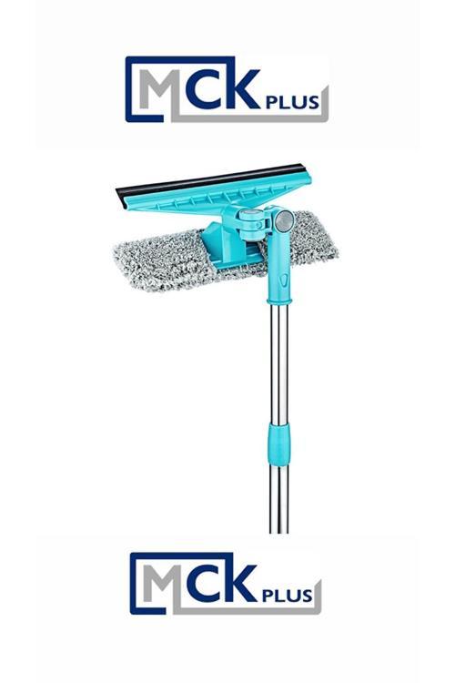 Cam Temizleme Mop Çekçek Seti Tek Sapta Kolay Kullanım