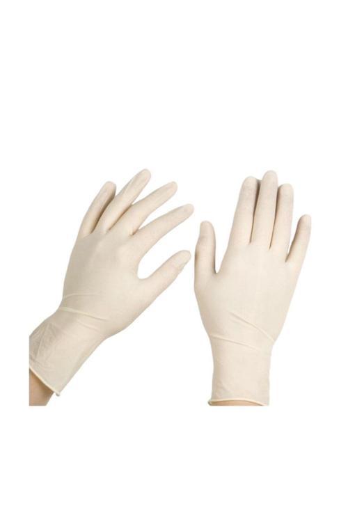 Latex Muayene Eldiveni Pudrasiz 100 Lu Paket 6 Li Kutu