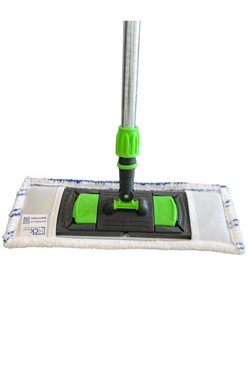 Nemli, Mikrofiber Mop 40 Cm Yer Temizleme Seti Mikrofiber Mop 40 Cm Toz Mopu  Mop Seti Saplı