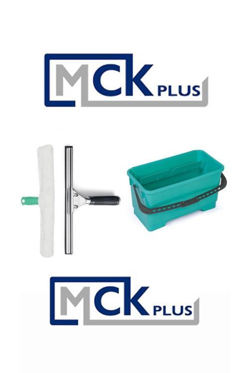 Mck Profesyonel Ev Temizleme Cam Temizleme Seti 45 Cm Çekçek + 45 Cm Peluş + 20 Lt Kova
