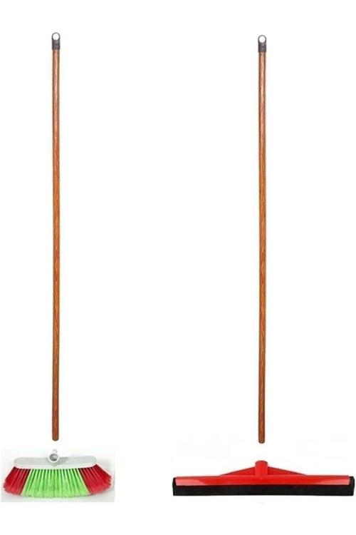 120 Cm Ahsap Saplı 17 Cm Oto Yer Temızlık Fırcası,120 Cm Ahsap Saplı 55 Cm Cekpas Cek Cek