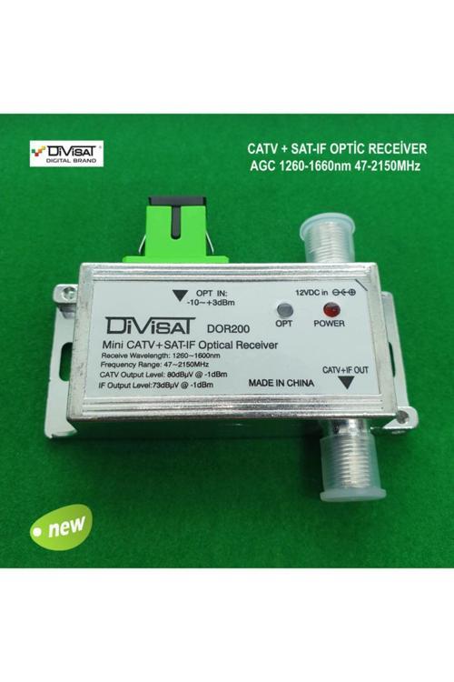 Dor200 - Fıber Optıc Receiver - Catv + Satagc 1260-1660Nm 47-2150Mhz