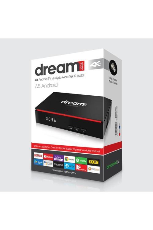 A5 Android Ultra Hd 4K Uydu Alıcısı + Android Tv Box + Air Kumanda Uyumlu