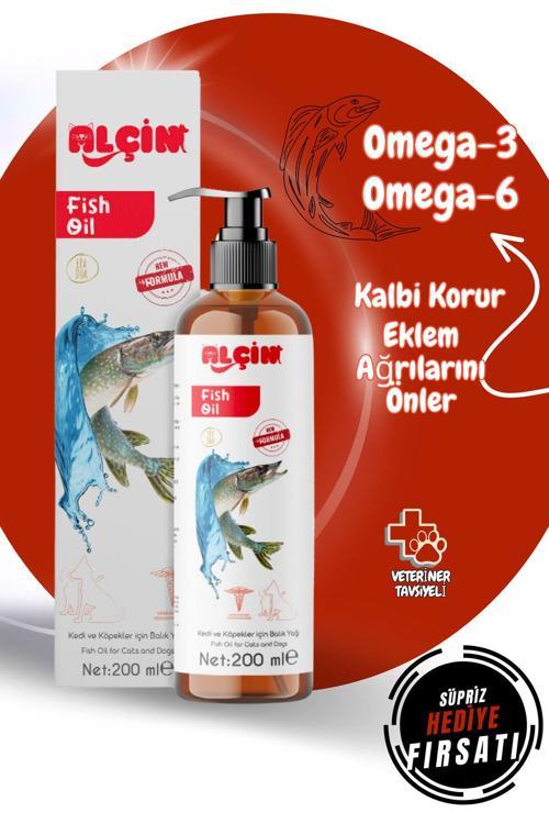 Kedi Ve Köpekler İçin Omega 3 Ve 6 İçerikli Balık Yağı (Fish Oil 200Ml)