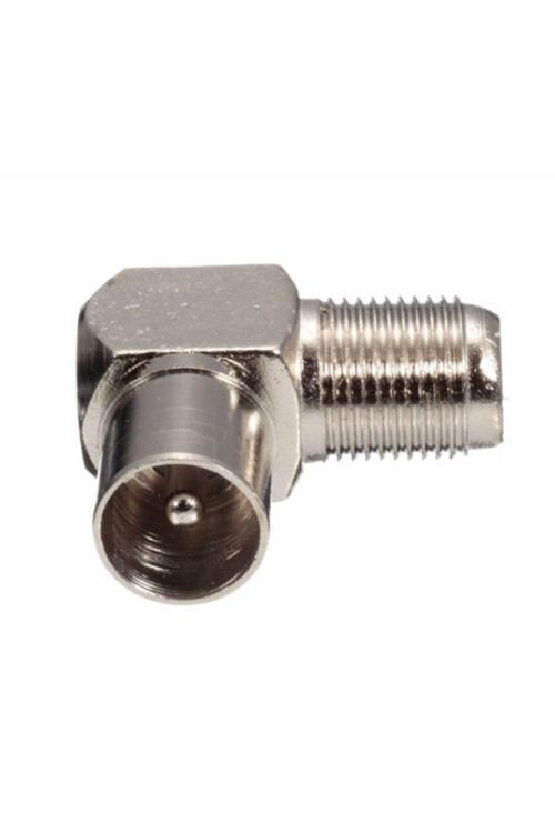 F Dişi Tv Anten Erkek Çevirici L Tipi Fiş 50 Adet