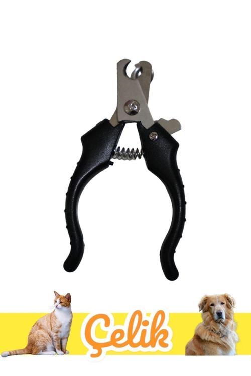 Çelik Kedi Köpek Tırnak Makası 12 Cm Siyah