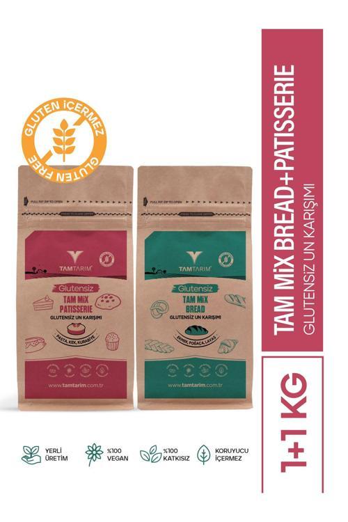 Tam Mix Patisserie + Bread – (Pasta, Kek, Kurabiye + Ekmek, Poğaça, Lavaş) Glutensiz Un Karışımları
