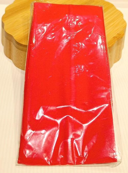 Kırmızı Büyük Lüks Sportif Elastik Saç Bandana