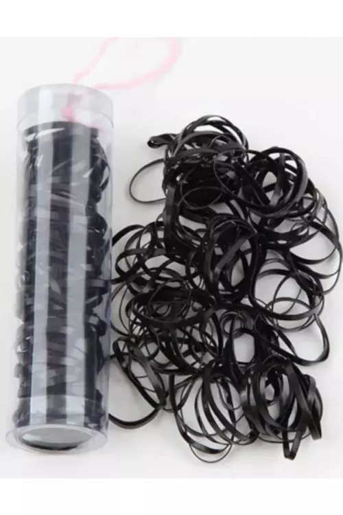 Lüks Çoklu  Küçük Örgü Lastik Toka