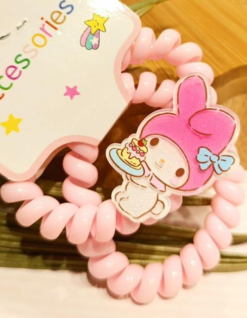 Pembe İkili Lüks Gösterişli Elastilk Kıvrımlı Toka