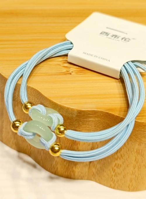 Lüks Figürlü İkili  Renkli Lastik Toka