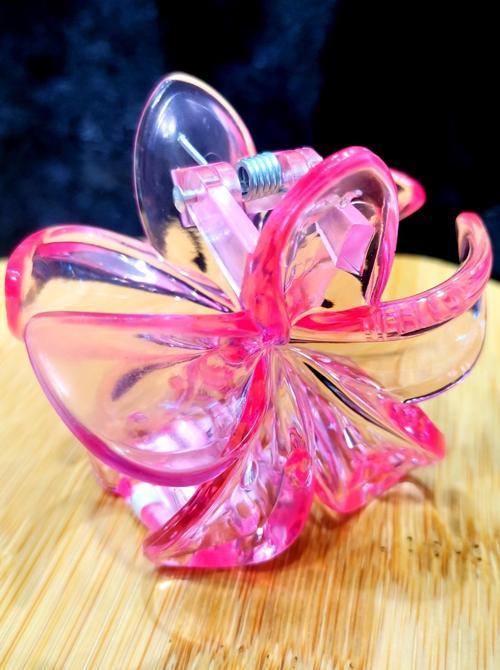 Lüks Figürlü Küçük Pembe Lotus Toka