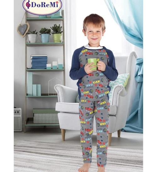 Erkek Çocuk Pijama Takımı Desenli