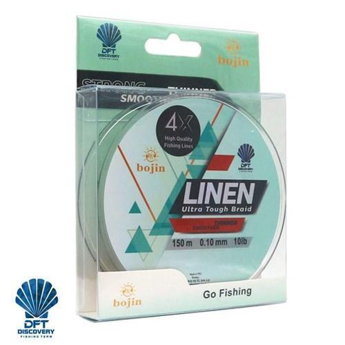 Bojin 4X Linen İp Misina 0.10 mm 150 m Yeşil