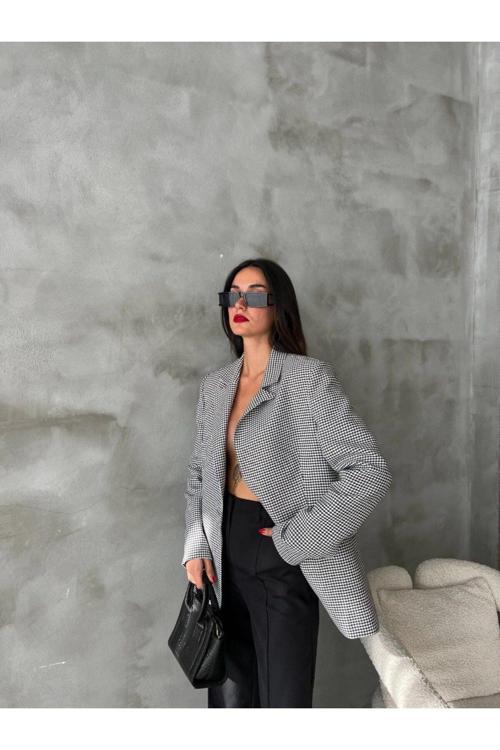 Kazayağı Blazer Ceket