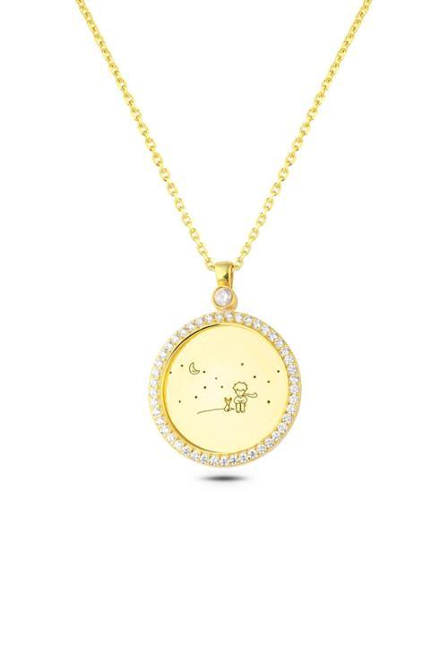 Azuris 925 Ayar Gümüş Küçük Prens Kolye