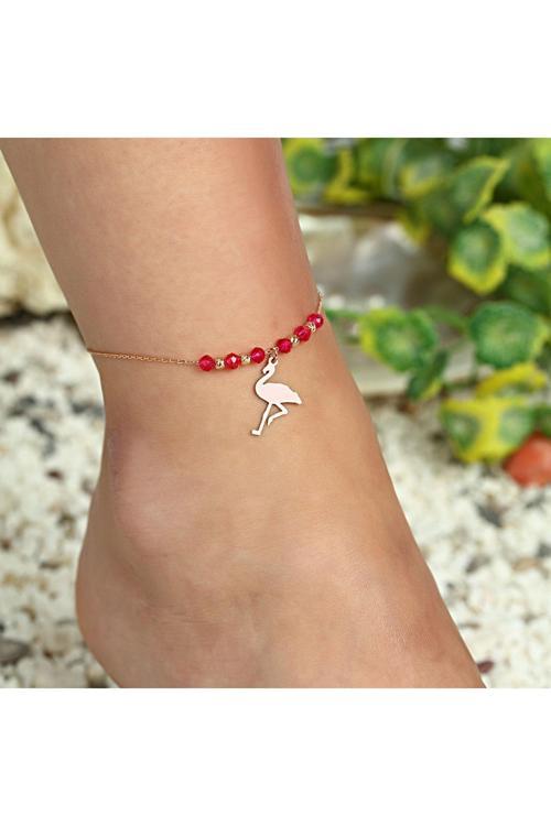 Azuris 925 Ayar Gümüş Flamingo Halhal