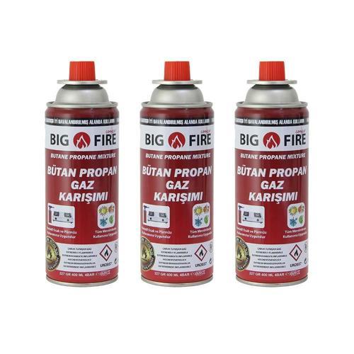 Power 227gr Valfli Gaz Kartuşu Üçlü Set