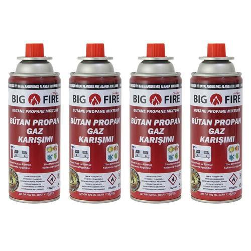 Power 227gr Valfli Gaz Kartuşu Dörtlü Set