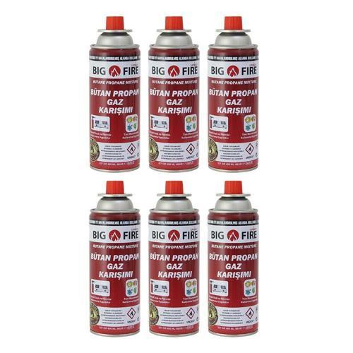 Power 227gr Valfli Gaz Kartuşu Altılı Set