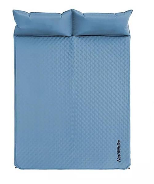 Ultralight Çift Kişilik Şişme Kamp Matı | 185*130*2.5 cm | MAVİ