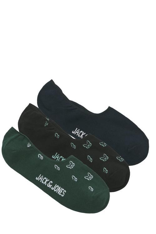 JACDENIM DOG MULTI SHORT SOCK 3 PACK