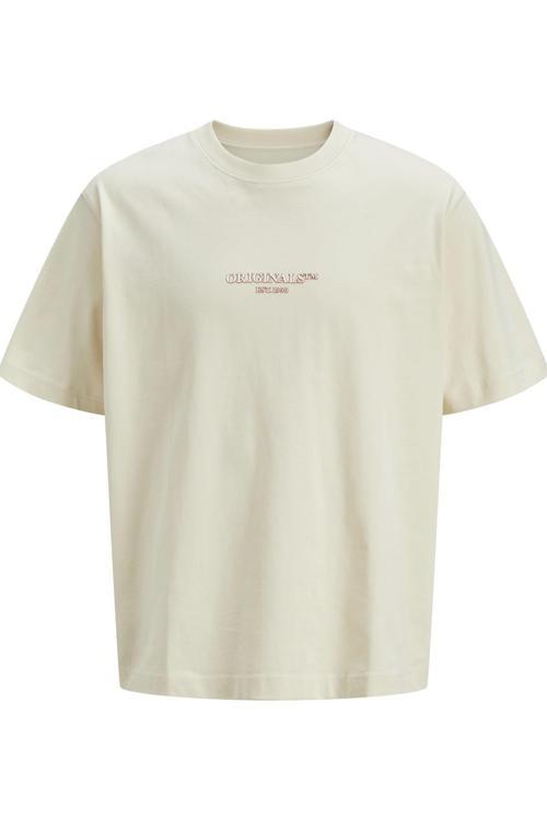 JORISLINGTON MINIMAL BRANDING TEE SS SN KREM