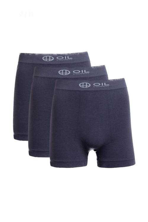 Termal Lacivert 3'Lü Boxer Seamless Iıı. Seviye