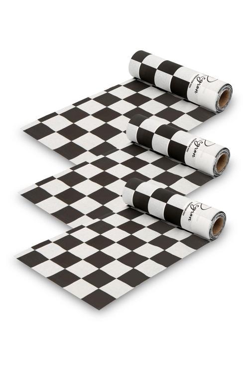 Bizdeneve Masa Ve Aktivite Piknik Örtüsü Kullan At Sıvı Geçirmez 3 Rulo ( Rulo İçi:10 Adet) Dama 100X120Cm