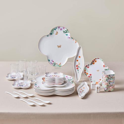 Stream Bone Lunetta 34 Parça 6 Kişilik Kahvaltı Takımı