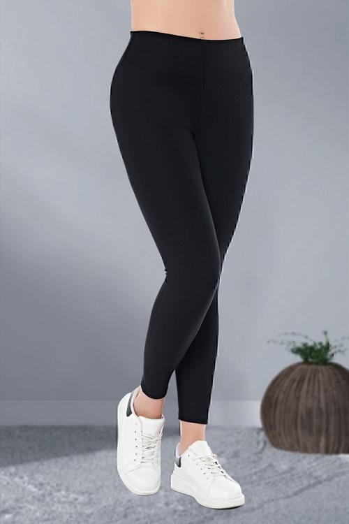 Kadın Penye Likralı Konforlu Uzun Tayt