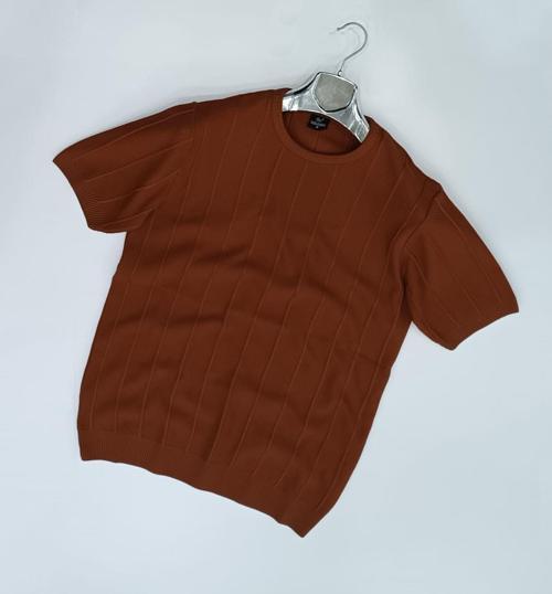 Turbulance Bisiklet Yaka Kısa Kol Erkek Örme Triko Tişört