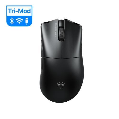 L8 Max Tri-Mode Siyah 26000DPI Ultralight 58Gr RGB Charging Dock Gaming Mouse