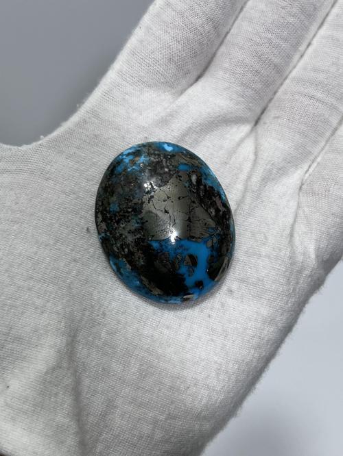 Okyanus Temalı Doğal Kabaşon Firuze Taşı 114,7 Karat - Turkuaz Taşı 28,91 Gram