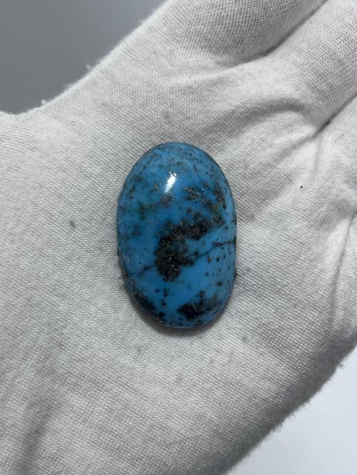 Okyanus Temalı Doğal Kabaşon Firuze Taşı 73,7 Karat - Turkuaz Taşı 14,76 Gram