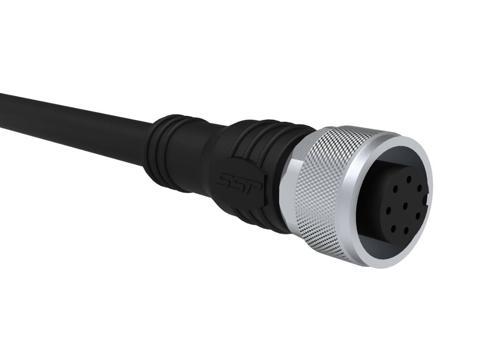 M8-C8101-G 8 Pin Endüstriyel Bağlantı Kablosu 10 Metre
