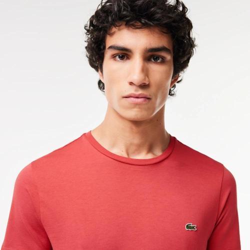 Bisiklet Yaka Pamuk T-Shirt