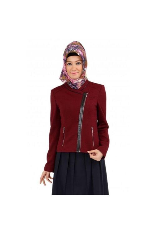 Kadın Bordo Ceket