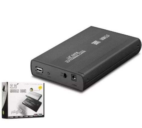 HDX1753 HDD KUTUSU USB2.0 METAL SATA 3.5" SİYAH
