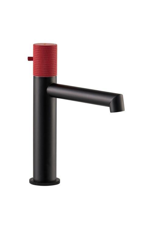 Fm-2218 Siyah & Kırmızı Lavabo Bataryası