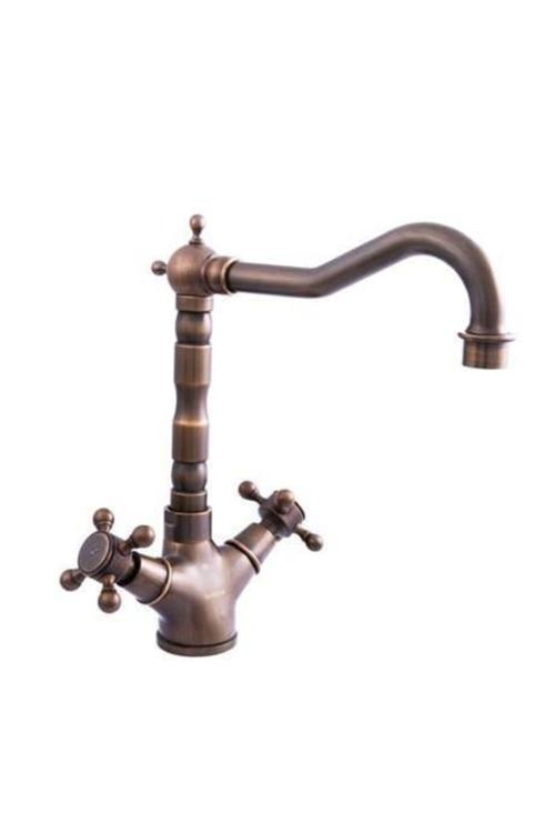 Dönerli Lavabo Bataryası Fg-1216 Eskitme