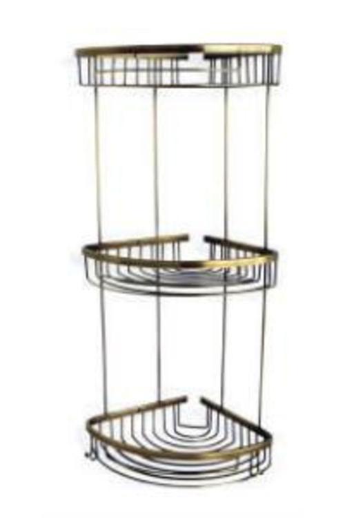 Oval 3 Lü Köşelik Antik 22*22