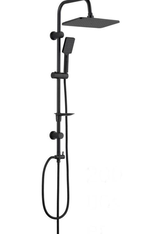 Polisu Robot Duş Takımı Kare (Siyah)