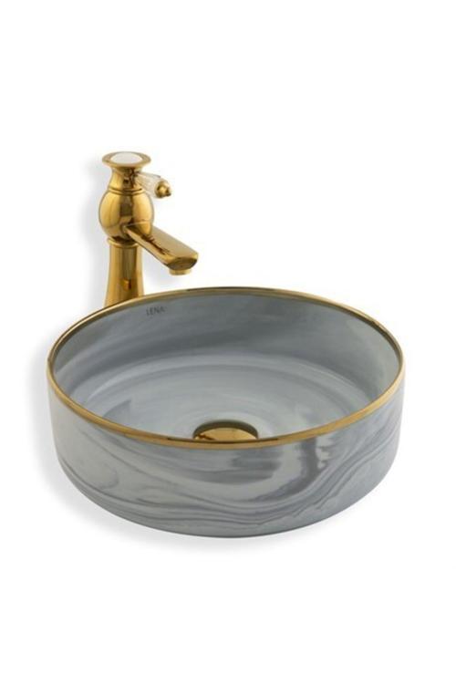 E-7026 Tezgah Üstü Porselen Lavabo