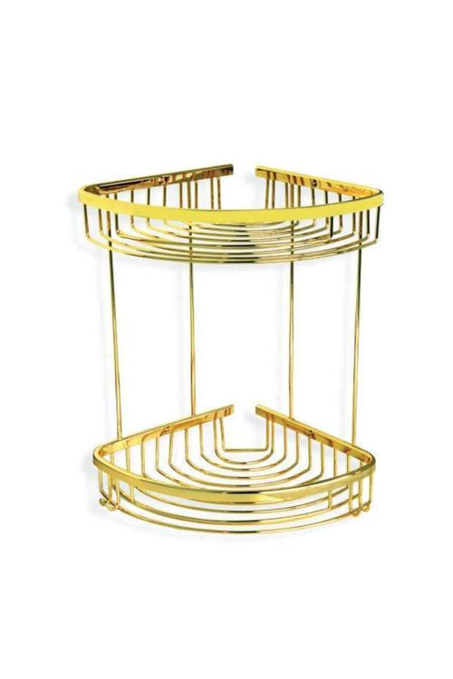 Oval 2 Li Köşelik Gold 22*22