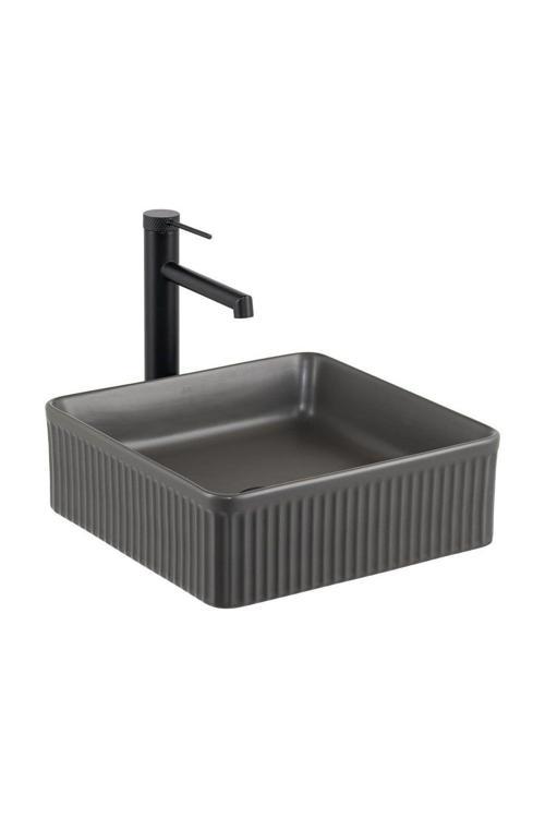 Tezgahüstü Lavabo (Mat Füme) E-W1003Mf