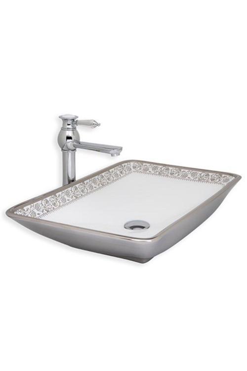 Eva Banyo E-8221 Tezgah Üstü Porselen Lavabo