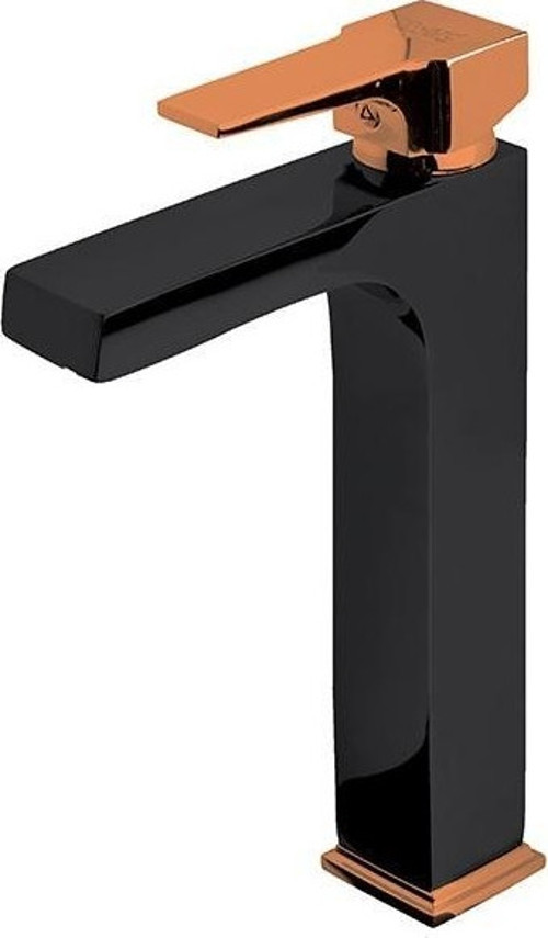 Aqua Çanak Tipi Lavabo Bataryası Siyah Parlak Bakır 941001Bs